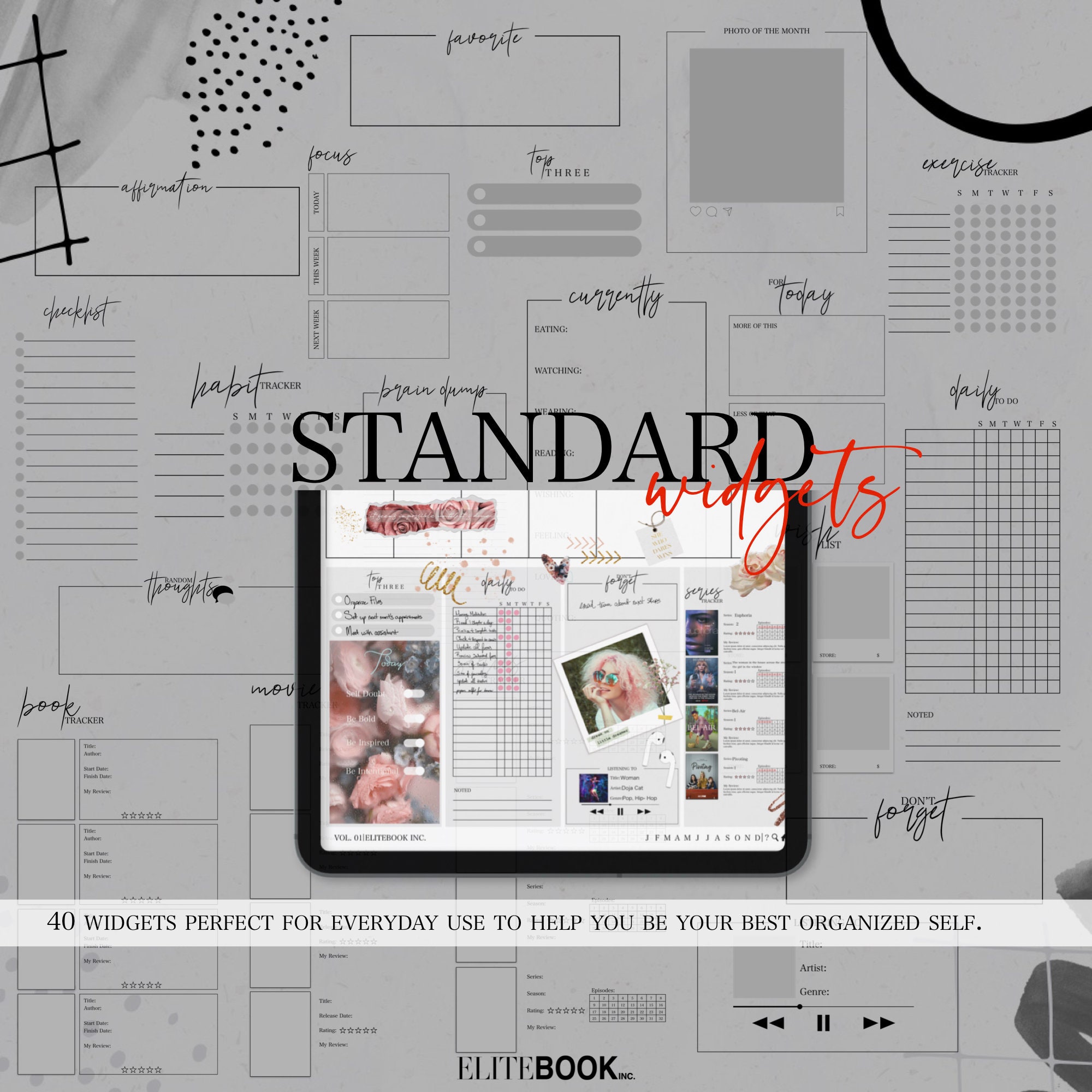 STANDARD WIDGETS PACK by Elitebook Inc | Digital Widgets for ...