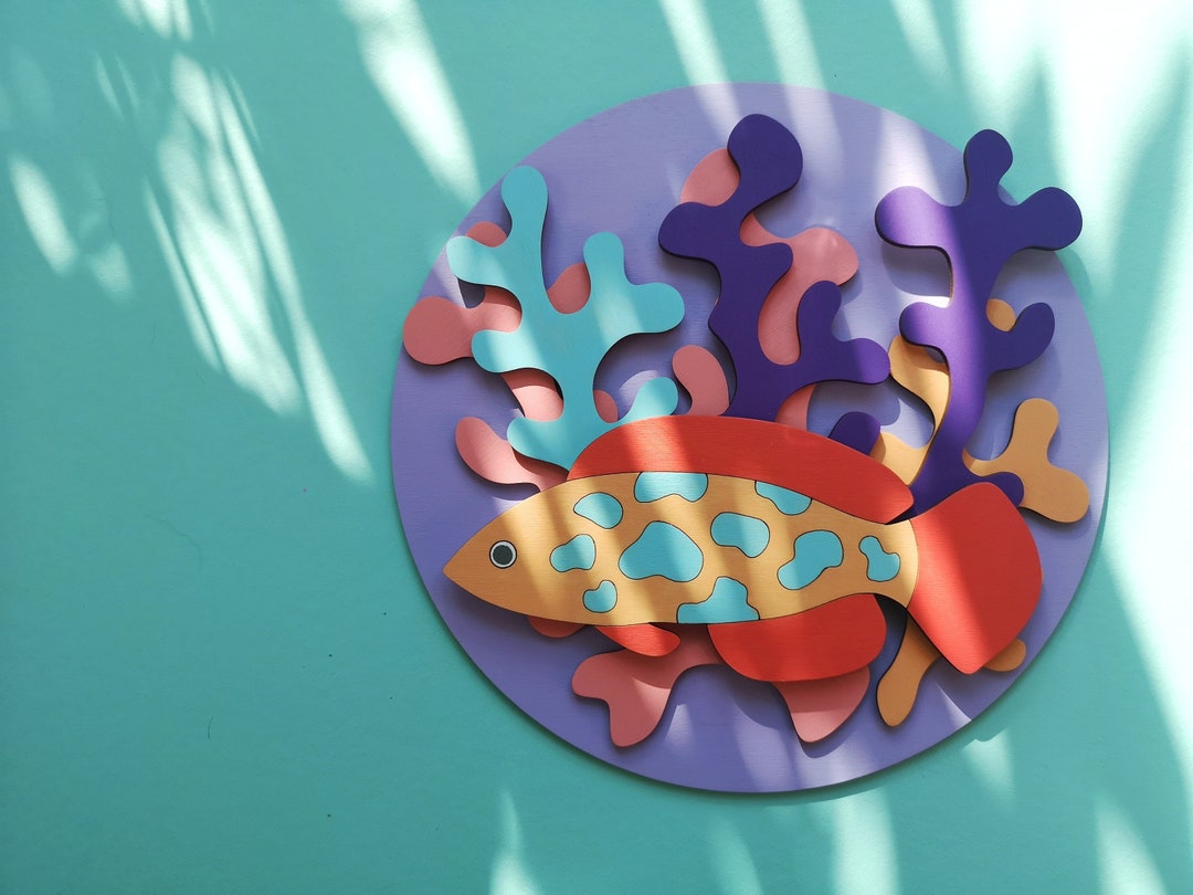 Wooden Fish Wall Art Coastal Home Decor Nautical Wall Etsy Australia