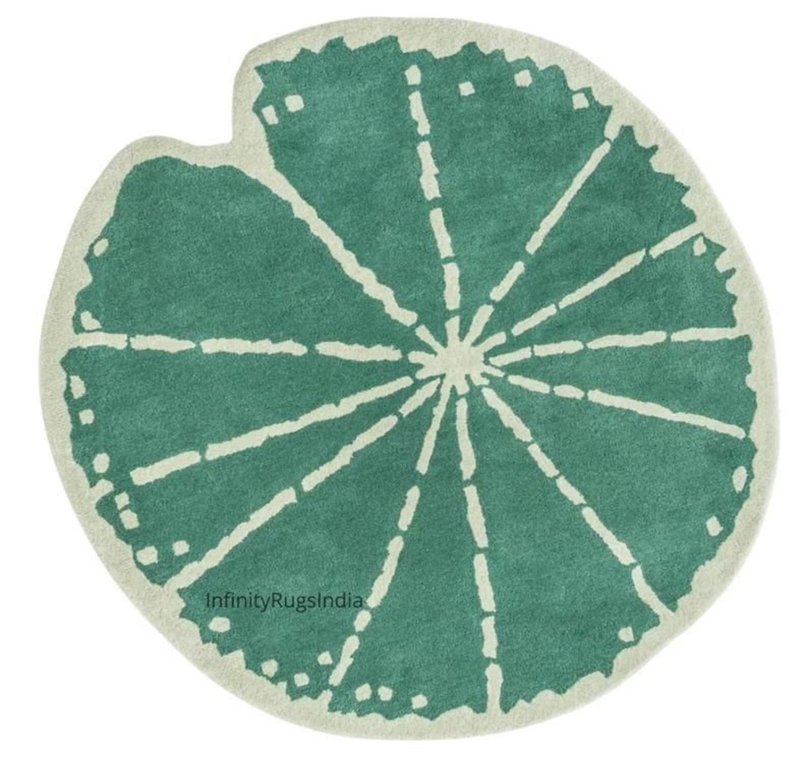 Shaped Rug Leaf Shaped Carpet for Indoor Use Round Rug for Etsy
