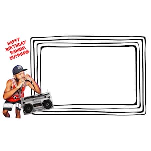 Custom Overlay for 360 Photo Booth, Personalized Layout for 360 Spinner, Touchpix, Revospin, Party Boomerangs Template | Any theme and size
