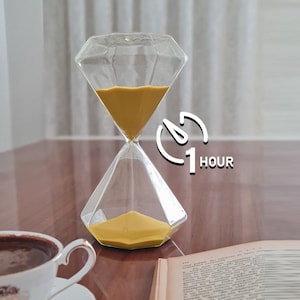 Reloj de arena con temporizador de reloj de arena de 30/60 minutos, reloj  de arena de madera para regalos creativos, decoración de habitación