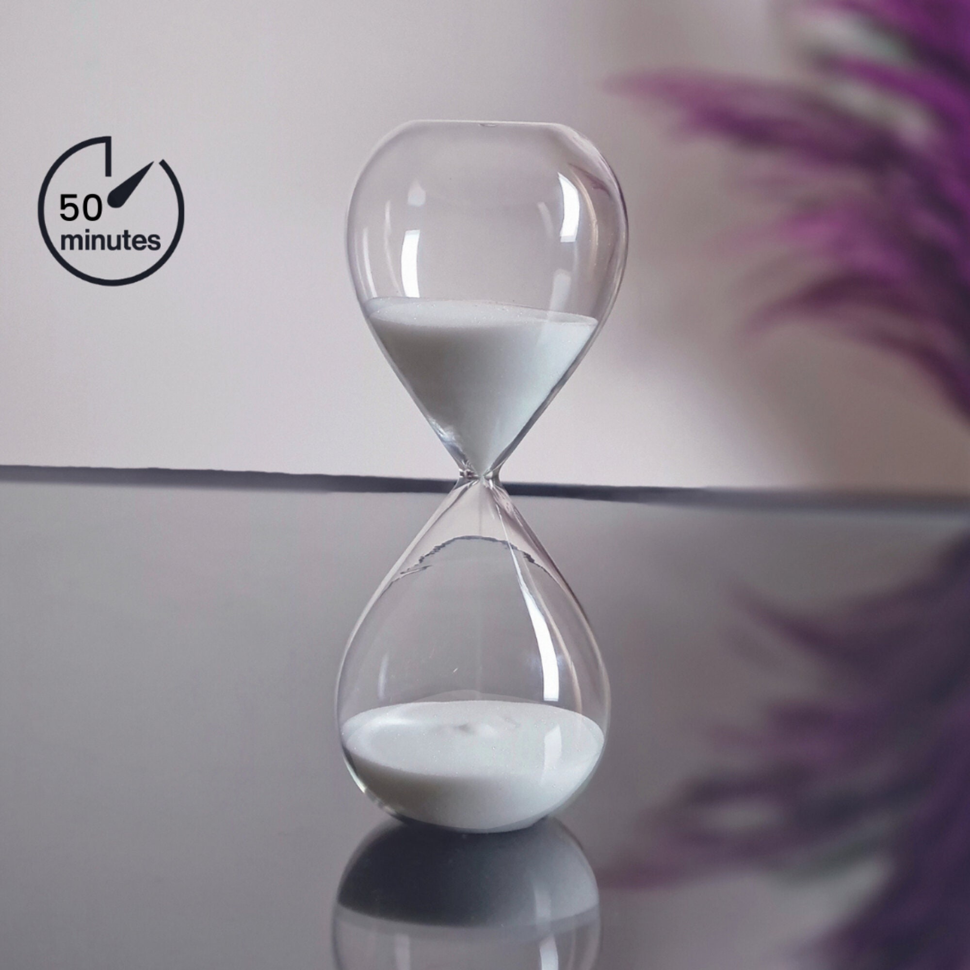 50 minute hourglass top