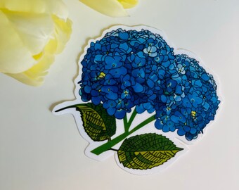 Hydrangeas Sticker | Hydroflask Sticker | Laptop Sticker | Waterproof Sticker | Scrapbook Sticker