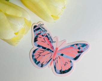 Change is Good Butterfly Sticker | Hydroflask Sticker | Laptop Sticker | Waterproof Sticker | Scrapbook Sticker