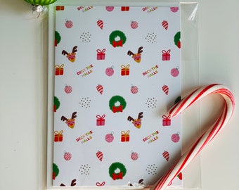 Deck the Hallen Grußkarte