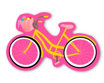 Frühling Fahrrad Aufkleber | Laptop, Tragflasche