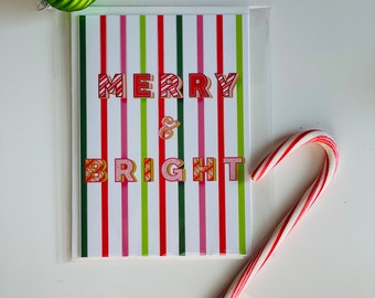 Merry & Bright Grußkarte