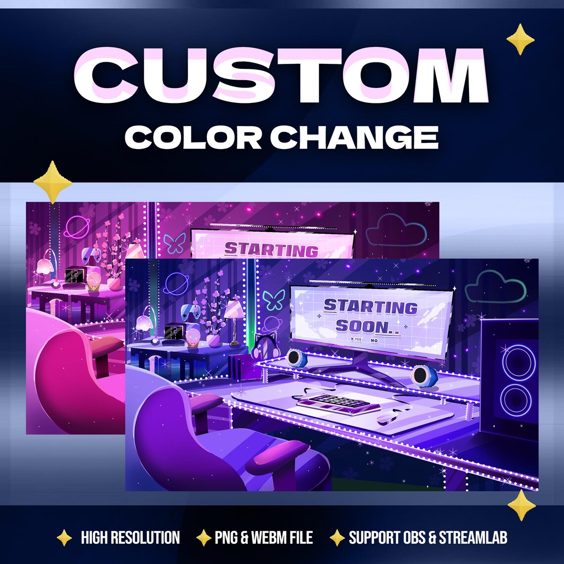Customization for Stream Overlays | Custom Color, Text, Layout ...
