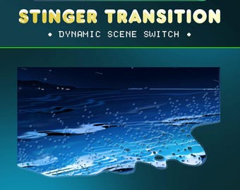 Starlit Shoreline Stinger Transition Moon Ocean OBS Streamlabs Twitch OBS Streamlabs