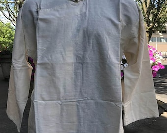 Tibetan Unisex Traditional Shirt,Tibetan Meditation shirt,Tibetan Clothing, Buddhist Prayer Shirt,Buddhist Meditation Shirt,Wonju,chuba