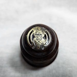 Dark Walnut Handmade wine stopper