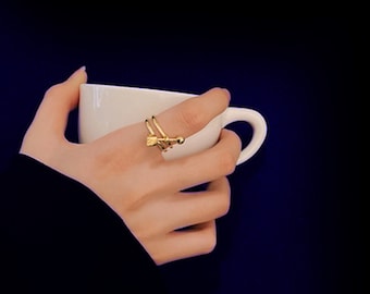 Thor Hammer Ring: Gold Color Mjolnir, Avengers Inspired