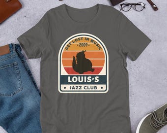 Princess and the frog shirt Louis Jazz shirt Disney vacation shirt gift for her gift for him shirt for Disney lover gift cute disney fan