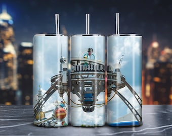 Magic Kingdom Tomorrowland 20oz Tumbler Disney Inspired Tumbler  Disney Tumbler Gift for Her Gift For Him gift for Disney lover
