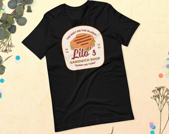 Camisa de sándwich de Lilo, camisa de Lilo y Stitch, camisa de Disney, camisa de la película, regalo para ella, regalo para él, regalo para los amantes de Disney, regalo de Disney, regalo de Lilo