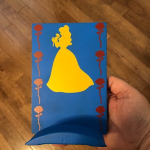 Beauty and The Beast Belle Ear and Lanyard Holder, all holders come with non damaging 3M wall mounts