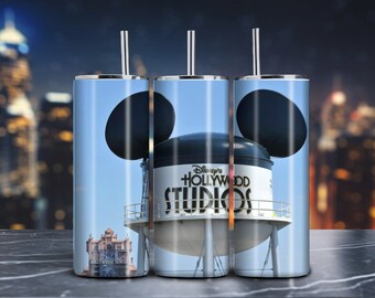 Vaso de 20 oz de Hollywood Studios Vaso inspirado en Disney Vaso de Mickey Vaso de Disney Regalo para ella Regalo para él
