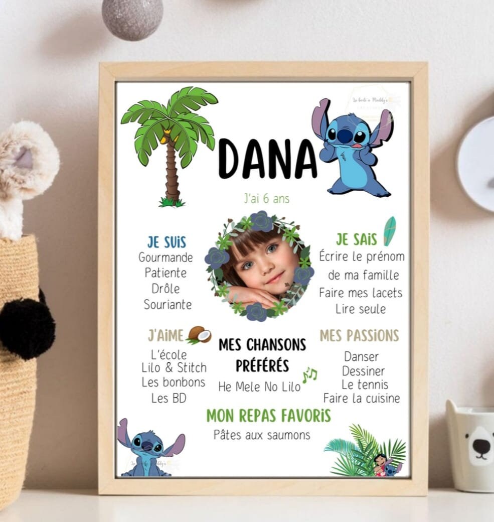 Carte Anniversaire Stitch à Imprimer Anniversaire Stitch Affiche personnalisée Feuille Lilo - Etsy Canada
