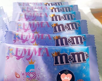 Confectionery packaging - Candy - delicacy - mermaid - girl - customizable - M&ms - miscellaneous
