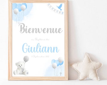 Posters' - welcome - baptism - birthday - wedding - events - customizable - any element