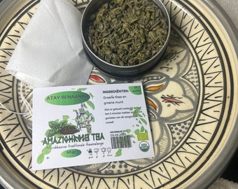 Té de menta marroquí orgánico – Mezcla de té verde (50 gramos)