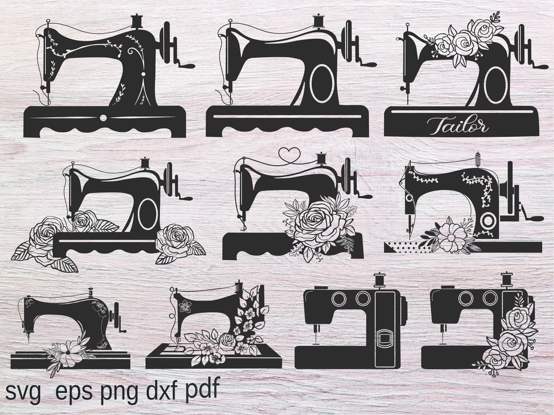 Sewing SVG Bundle Sewing Machine Svg Seamstress Tailor Png - Etsy UK