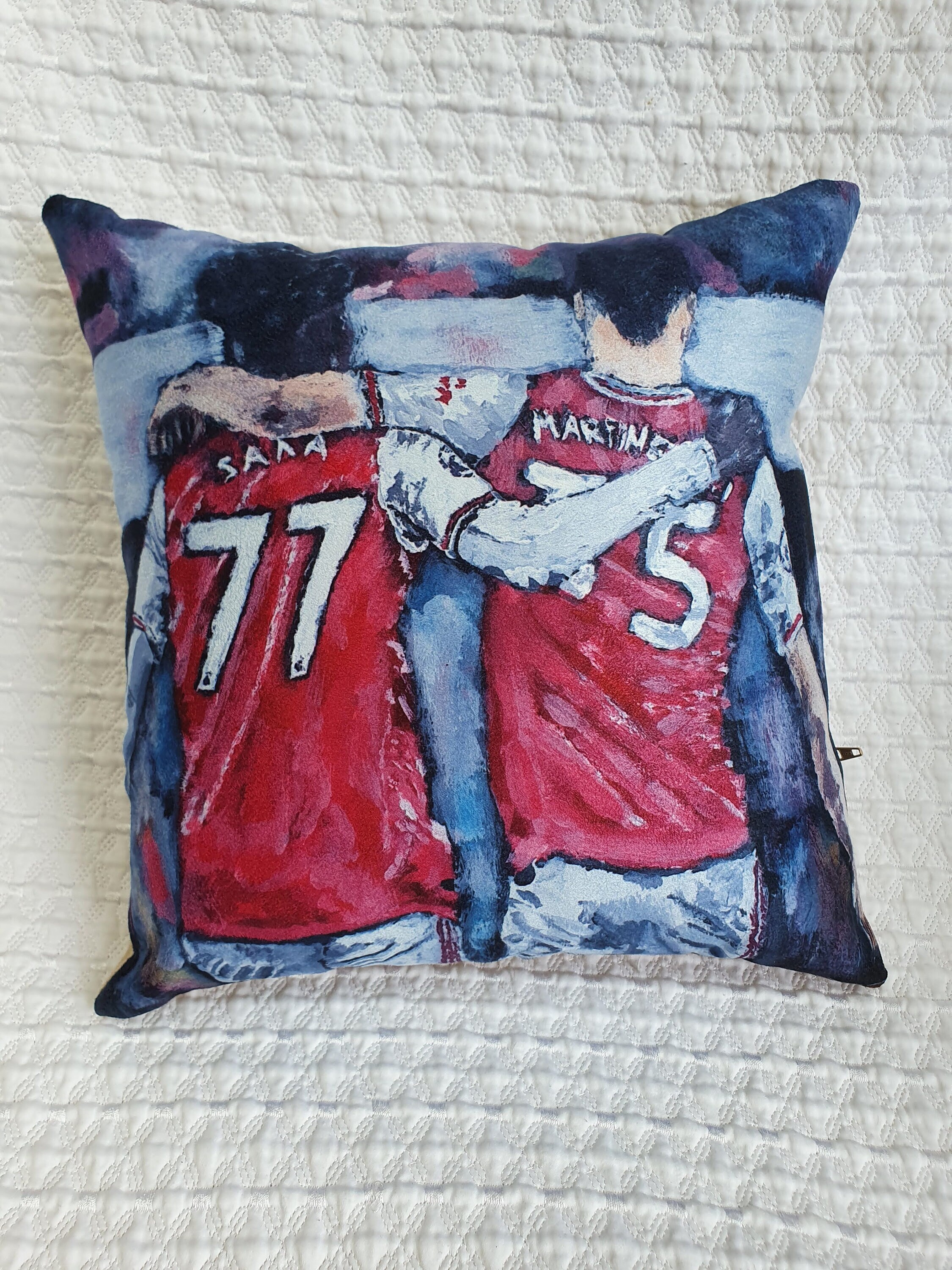 Arsenal FC Official Soft Plush Size 5 Toy Football Cushion AFC Gift