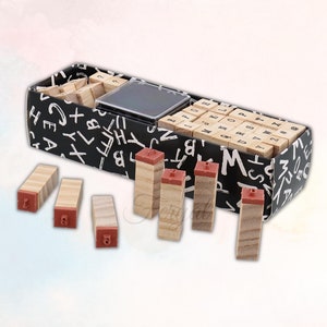 Alphabet Stamps, Wooden Stamps, Rubber Stamps, Stamps Set, Symbols Stamps, Number Stamps, Vintage Stamps, 40 Pieces, Scrapbooking Stamp