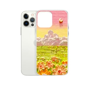 Hand Painted Phone Case, Abstract Art Phone Case, Hand Painted Art Phone Case, Oil Painting Case, Painting iPhone Case