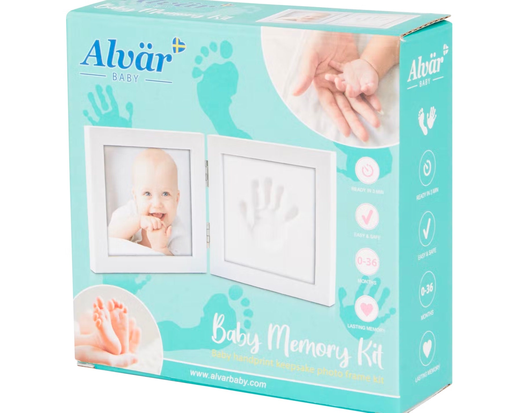 Baby Products Online - DIY Baby Gypsum Mold Handprint Foot Print