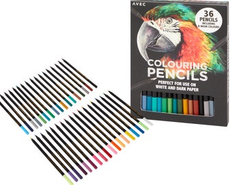 Neon Coloring Pencil Set, Color Pencil Set, Colouring Pencil for Black Paper, Artist Color Pencil Set, Coloring Pencils, Colored Pencils Set
