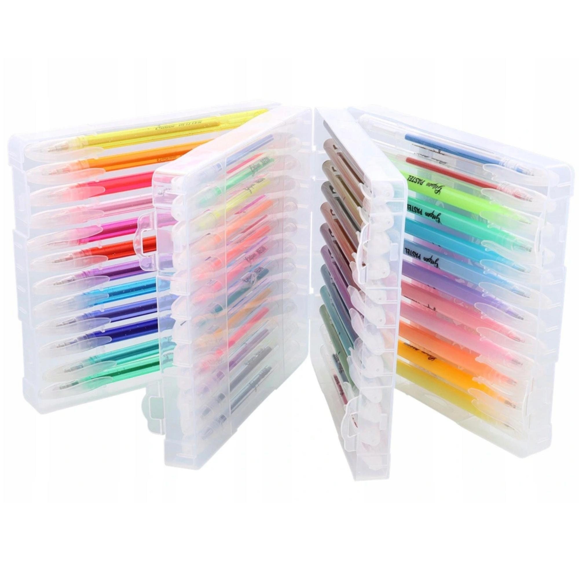 48 Color Gel Pens Set Children's Glitter Marker Pen Color DIY Photo Album  Highlight Pastel Hand Account Cute Stationary Supplies
