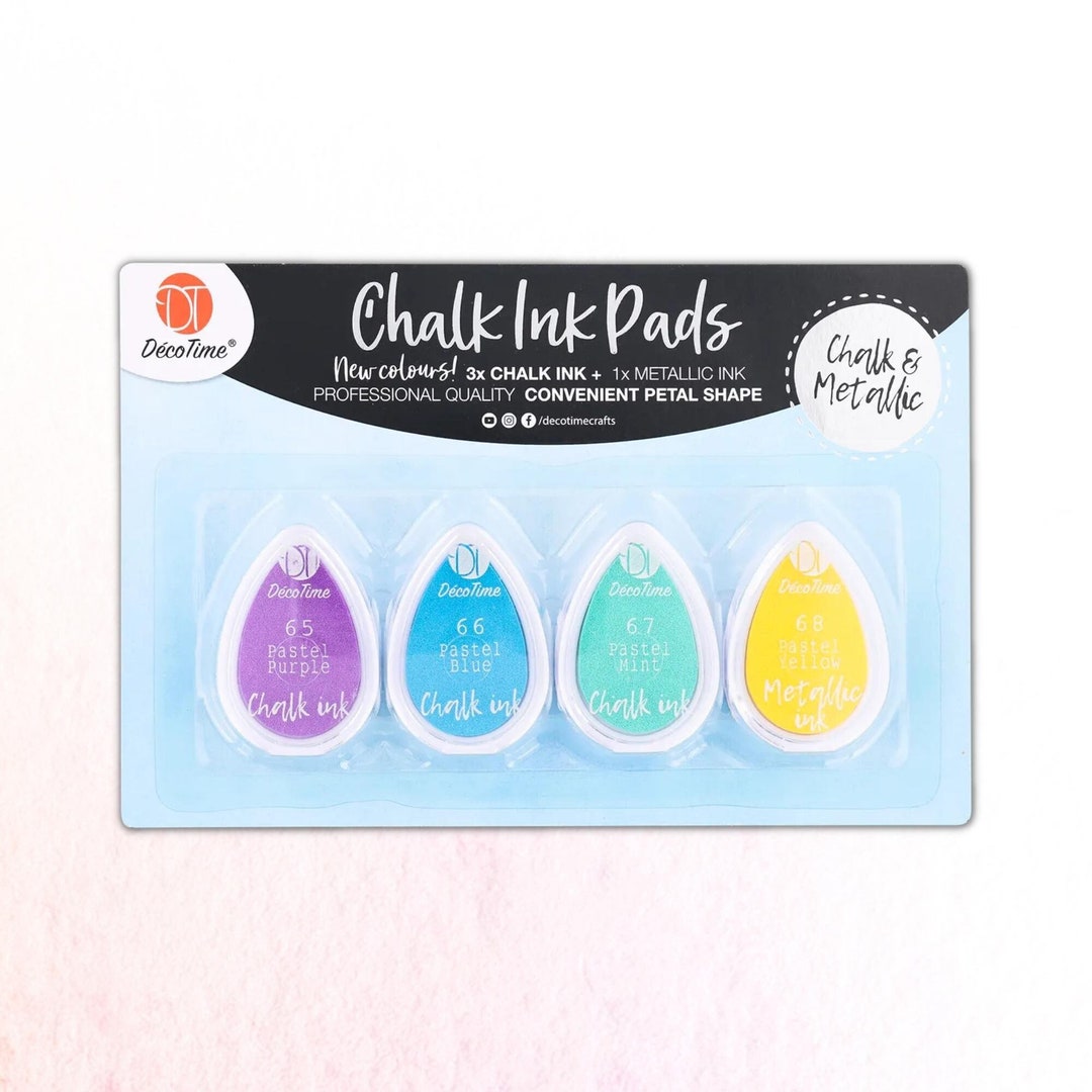 Stamping Kit Chalk Ink Pads Chalk Stamp Set Stamping Set Etsy