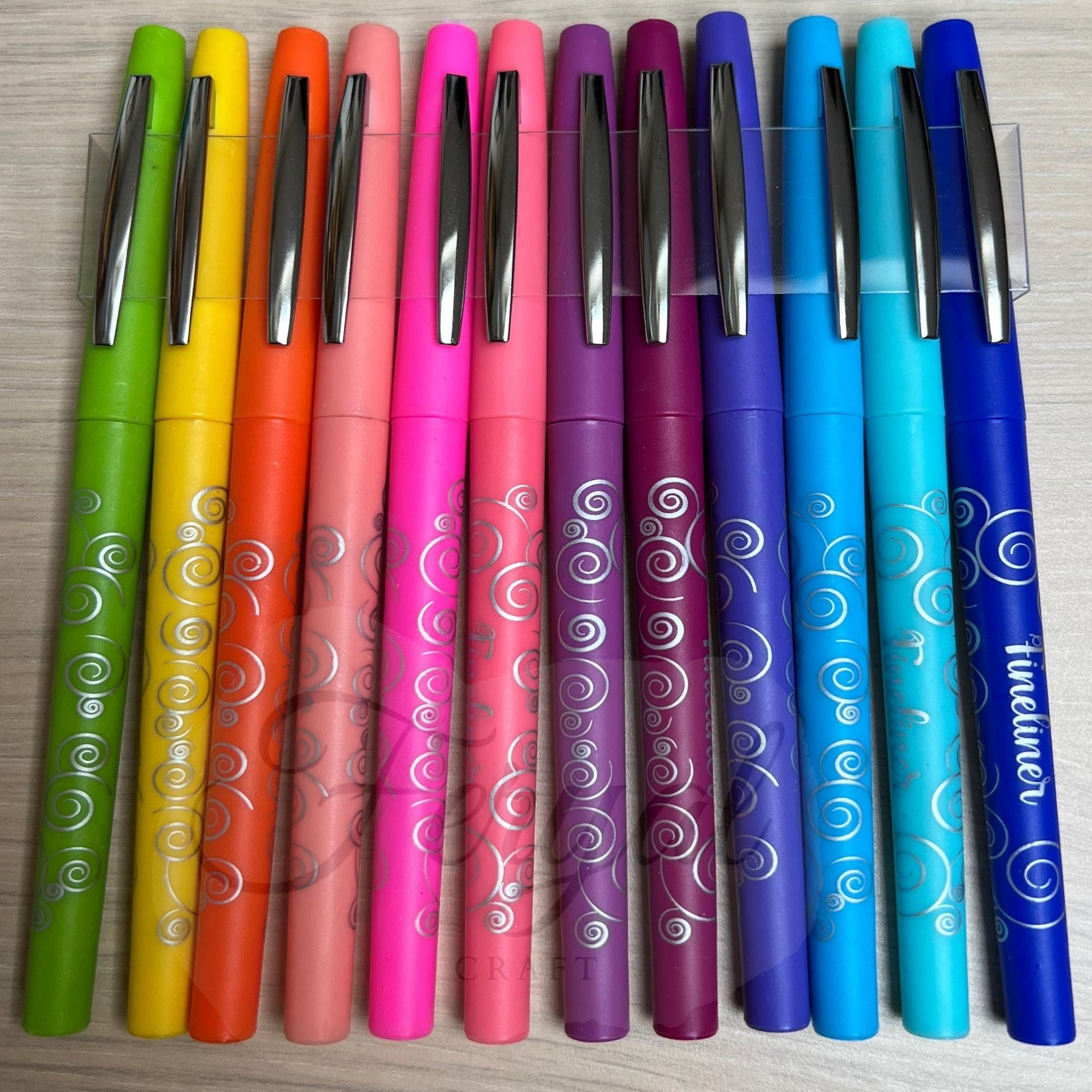 Taotree 24 Fineliner Color Pens Set & 24 Black Pens Fine Point Black  Markers Fine Tip, Fine Line Colored Sketch Writing Drawing Pens for Journal