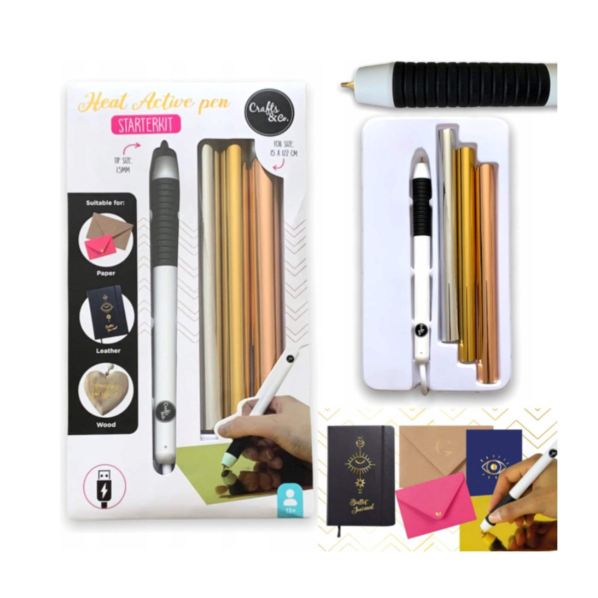 Hot Foil Pen, Heated Hot Foil Pen, Electric Pen Foil, Heat Pen, Heat Active  Pen, Craft Foil Pen, Foil Effect on Card, Scrapbooks Crafts Pen