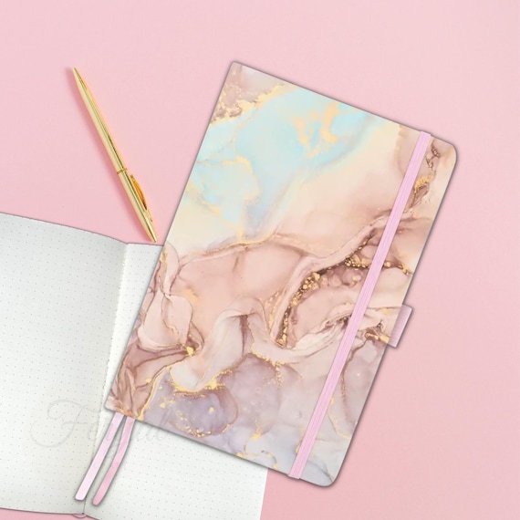 Hardcover Journal Matte, Bulletjournal, Hardcover Journal, Personal Planner, Dotted Journal, Marble Bulletjournal, A5 Bulletjournal