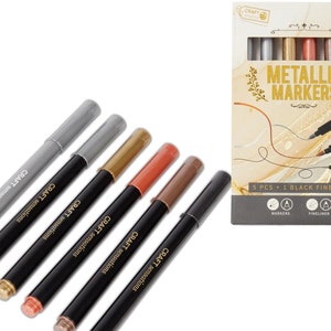 Penne metalliche, Penne con punta in feltro, Penne per carta nera, Penne lucide, Penne per calligrafia, Penne a pennello metalliche, Pennarelli metallici, Pennarelli lucidi,