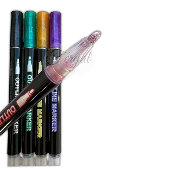 Shimmer Markers Outline Markers Magic Markers Metallic Markers