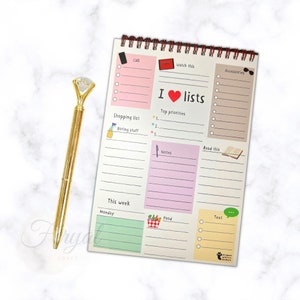 Habit Tracker, Life Tracker, To Do List Tracker, Wish List Tracker, Life Planner, Daily Task Planner, Shopping List Planner, Weekly Tracker
