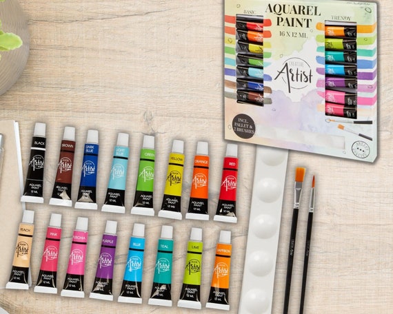 Watercolor Paint Set, Basic Watercolor Paint Set, Artists Paints Set, Paint  Set, Painting Set, Trend Painting Set, Craft Paint Supplies, Paint 