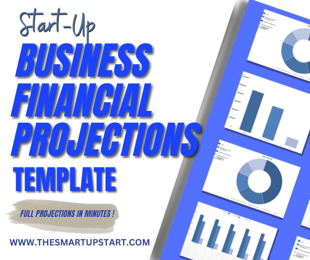 Business Plan Financial Projections Spreadsheet - Microsoft Excel ...