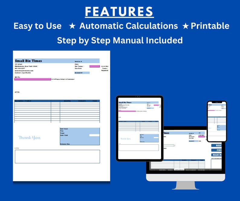 Invoice Management System for Small Business - Invoice Template ...