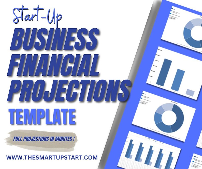 Business Plan Financial Projections Spreadsheet - Template - for ...