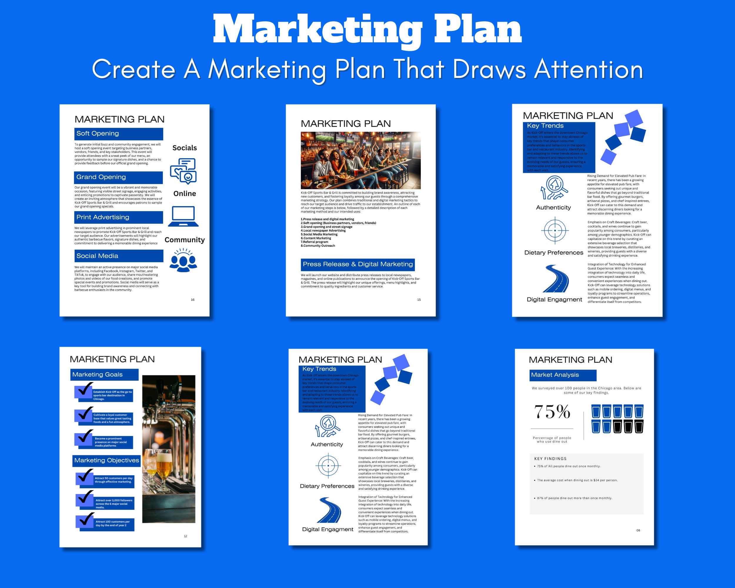 Image 4 for Sports Bar Business Plan Template Free