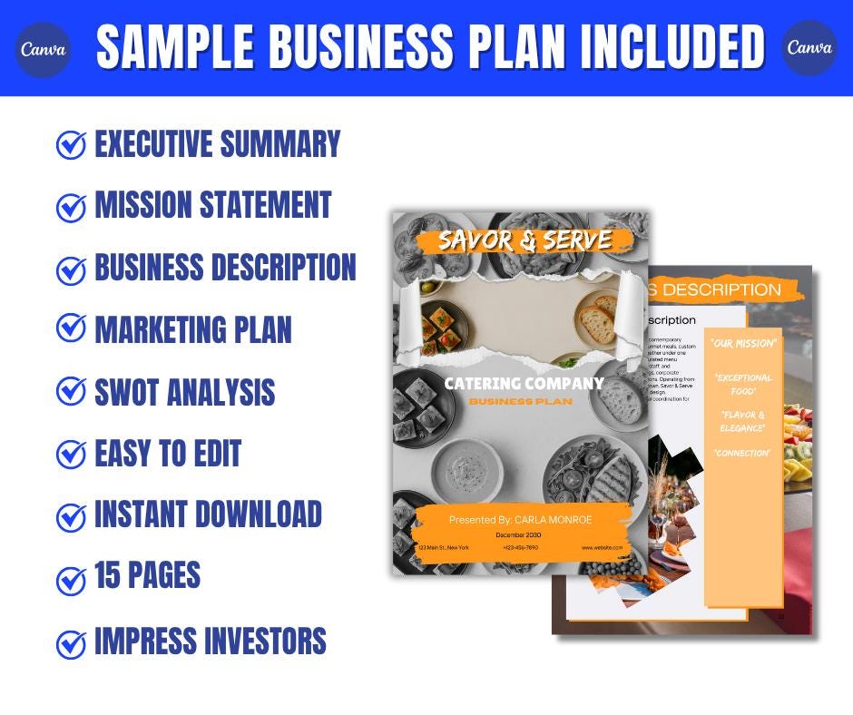 Business Plan Financial Projections Spreadsheet - Microsoft Excel ...