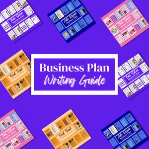 Business Plan Writing Guide - Sample Business Plan - Financial Projections - Microsoft Excel - Microsoft Word - Canva -Pro Forma