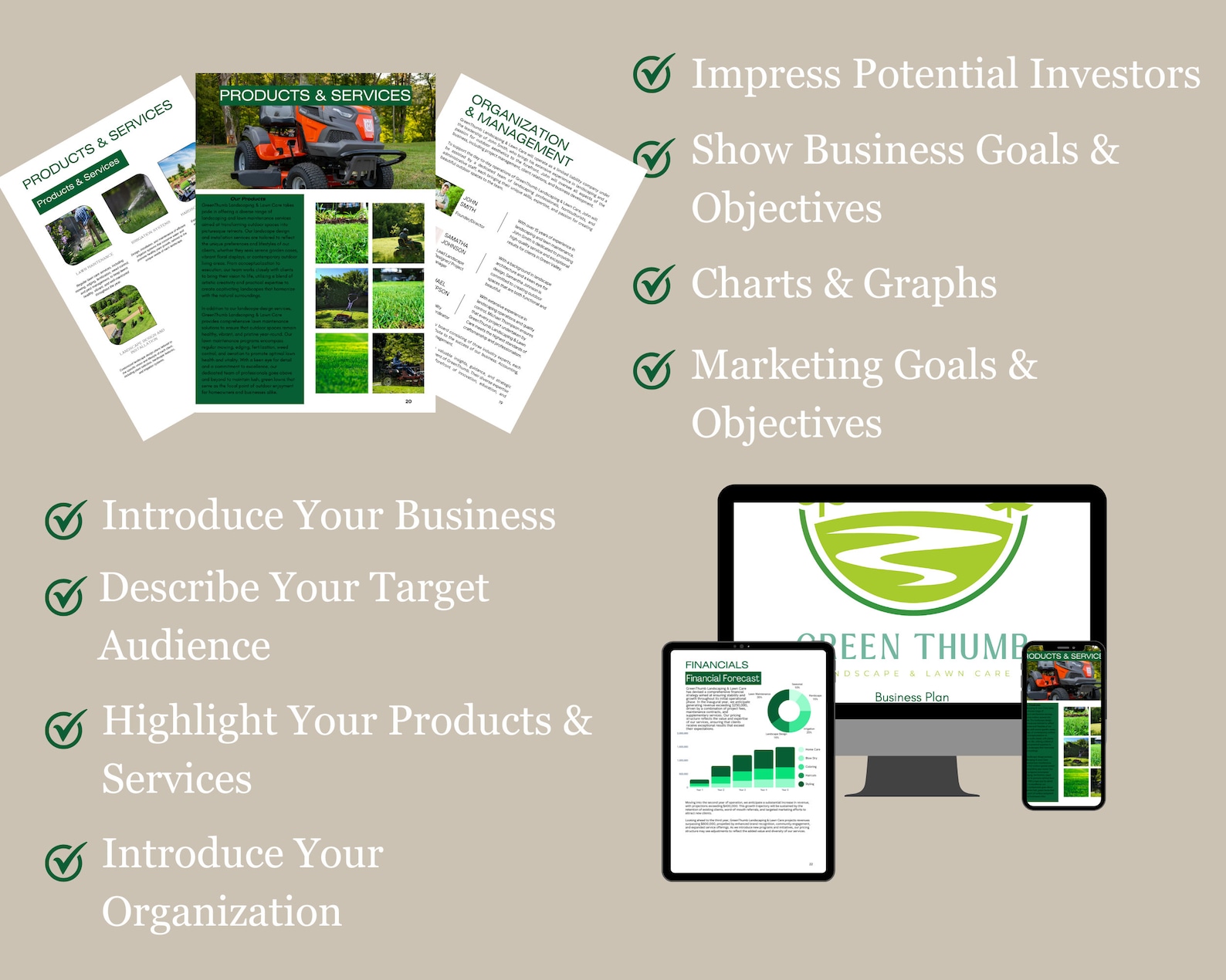 Landscape Business Plan Lawn Care Business Plan Template Business Plan Landscape Business Plan Lawn Care Business Plan Template Business Plan