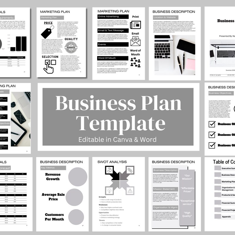 Free Business Printables - Etsy
