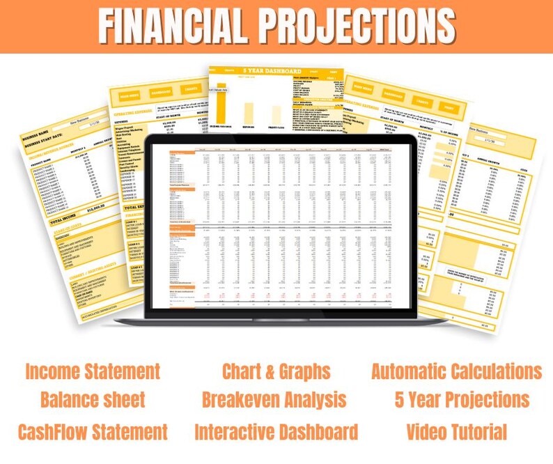 Financial Projections Spreadsheet - for Start-up or Existing Business ...