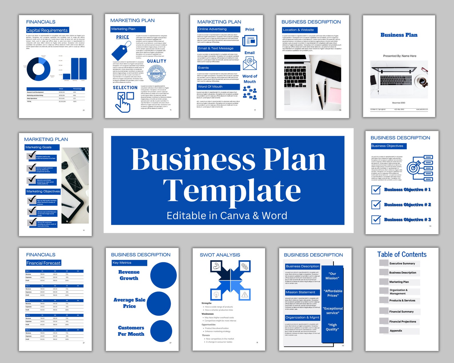Start Up Business Plan Template Canva Business Proposal Marketing start-up-business-plan-template-canva-business-proposal-marketing